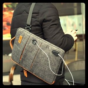 14” Canvas Fabric Laptop Case